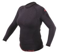 Women's thermal top ADRENALINE MERINO WOOL BLACK