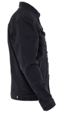 Textile jacket JOHN DOE MAVERICK RAW BLACK