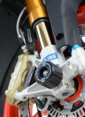 Протектор за ос R&G RACING black fork protection Aprilia Tuono V4