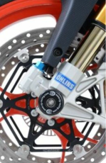 Протектор за ос R&G RACING black fork protection Aprilia Tuono V4