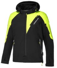Textile motorcycle jacket ADRENALINE FREEDOM BLACK/YELLOW