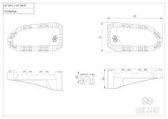 Set suporturi PRO-X ENDURO RIDE GILLES RGK-500-UF34-SET-B