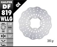 Заден спирачен диск Galfer WAVE FIXED FULL TYPE 159.5x3mm DF819WLLG