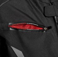 Textile motorcycle jacket ADRENALINE SOLA 2.0 BLACK