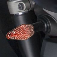 Semnalizatoare moto BARRACUDA MINI VIPER NEGRU