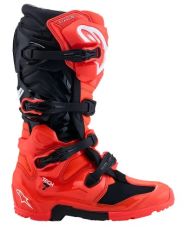 Мотокрос ботуши ALPINESTARS TECH 7 C27 ENDURO RED FLUO BK