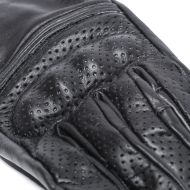 Кожени ръкавици BLACK BIKE BOBBER PERFORATED
