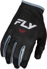 Mănuși de motocross FLY RACING Lite- Negru/Alb/Roșu