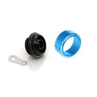 Цветна приставка за ПРОБКА ЗА МАСЛО BARRACUDA Ø28 BLUE