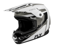 Κράνος FLY RACING Kinetic Sync Motocross - Λευκό/Μαύρο/Γκρι