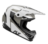 Κράνος FLY RACING Kinetic Sync Motocross - Λευκό/Μαύρο/Γκρι