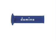 DOMINO A010 Grips No Waffle Blue with White
