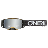 Мотокрос очила O'NEAL B-33 HEXA BLACK/GOLD - SILVER MIRROR V.26