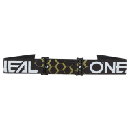 Мотокрос очила O'NEAL B-33 HEXA BLACK/GOLD - SILVER MIRROR V.26