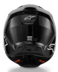 Κράνος μοτοκρός ALPINESTARS SM3 ΜΑΥΡΟ-ΓΥΑΛΙΣΤΕΡΟ