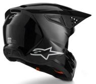 Κράνος μοτοκρός ALPINESTARS SM3 ΜΑΥΡΟ-ΓΥΑΛΙΣΤΕΡΟ