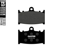 Предни/Задни мото накладки Galfer SEMI METAL FD107G1054