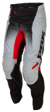 Pantaloni motocross FLY RACING Kinetic DBK - Gri/Negru/Roșu