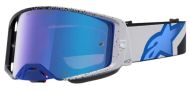 Мотокрос очила ALPINESTARS SUPERTECH HITEN BLK BLITHE BLU MIRROR-BLUE