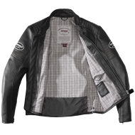 Geacă moto din piele SPIDI CLUBBER BLACK