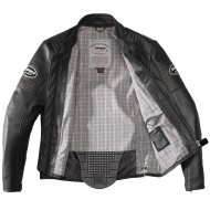 Geacă moto din piele SPIDI CLUBBER BLACK