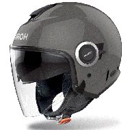 AIROH HELYOS GRAY GLOSS scooter helmet