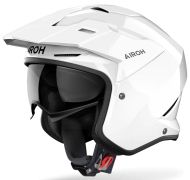 Scooter helmet AIROH Kombakt WHITE Gloss