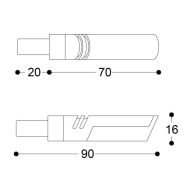 LED мото мигачи BARRACUDA IDEA B-LUX RED 