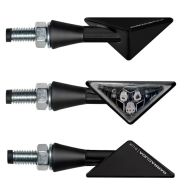 Indicatoare LED pentru motociclete BARRACUDA Z-LED B-LUX NEGRU