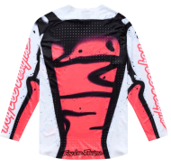 Φανέλα Motocross TROY LEE DESIGNS SSE Ultra Membrane Jersey - Λευκό/Υπέρυθρο Κόκκινο