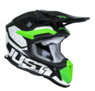 Motocross Helmet Just1 J-18 F Hexa Green Fluo/White/Titanium