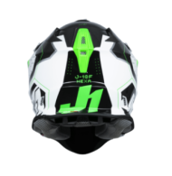 Motocross Helmet Just1 J-18 F Hexa Green Fluo/White/Titanium
