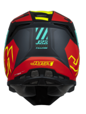 Κράνος Motocross Just1 J-22 F Falcon Fluo Κόκκινο/Κίτρινο/Μαύρο