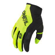 Mănuși de motocross O'NEAL ELEMENT RACEWEAR NEGRU/GALBEN NEON V.24