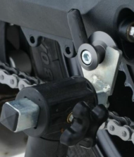 Адаптери за стойка R&G RACING M10 x 1.25 Black Bobbins