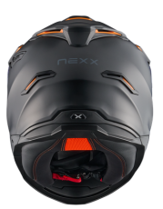 Адвенчър каска NEXX  Y.TRAVL PLAIN BLACK