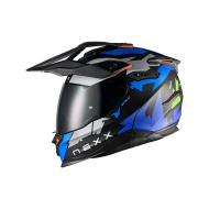 Adventure helmet NEXX Y.TRAVL PRIMAL BLUE NEON MATT