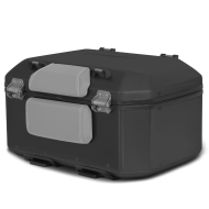 Βαλίτσα μοτοσικλέτας αλουμινίου SHAD TR55 Pure Black Black - 55 λίτρα