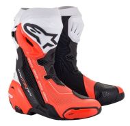 Ботуши ALPINESTARS SUPERTECH R VENTED BK/WHT/RED FLUO