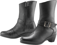 Women's motorcycle boots ICON TUSCADERO - BLACK