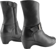Women's motorcycle boots ICON TUSCADERO - BLACK
