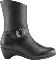 Women's motorcycle boots ICON TUSCADERO - BLACK