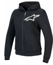 Women's motorcycle sweatshirt ALPINESTARS Stella Chrome v2 BLK/WHT