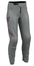 Pantaloni de motocross THOR RIDEMODE MENACE VIOLET/GRI pentru femei