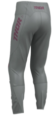 Pantaloni de motocross THOR RIDEMODE MENACE VIOLET/GRI pentru femei