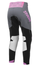 Pantaloni de motocross pentru femei THOR PORTMODE VELOCITY NEGRI/ORCHID