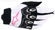 Mănuși motocross pentru femei ALPINESTARS FULL BORE V2 ALB/ROZ/NEGRU
