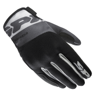 Women's textile motorcycle gloves SPIDI FLASH-KP BLACK/GRAY