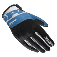 Women's textile motorcycle gloves SPIDI FLASH-KP GREY/WHITE/PROVENCE