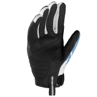 Women's textile motorcycle gloves SPIDI FLASH-KP GREY/WHITE/PROVENCE